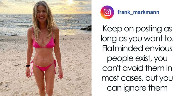 Critics Throw Shade At 58 Y.O. Model For Wearing A Bikini, She Claps Back Saying They Don’t Know The Meaning Of “Beauty”