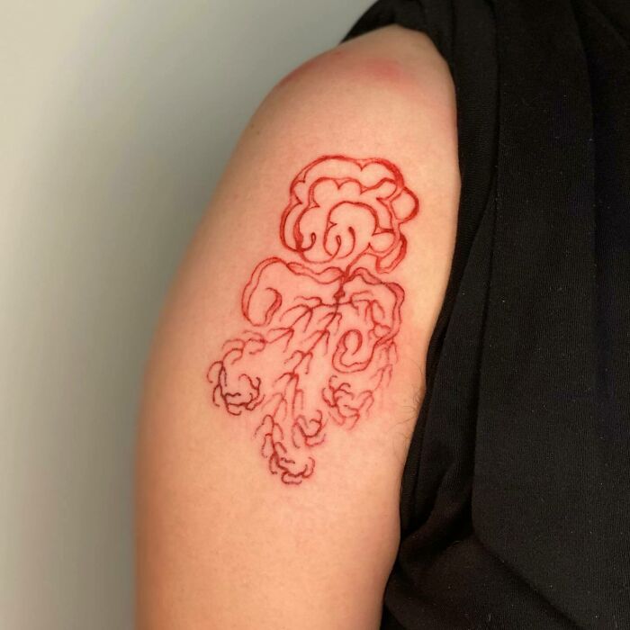 I got a fine line red ink tattoo about a year ago and it's nearly fully  faded. I plan to touch it up, and am curious if it's worth giving red ink