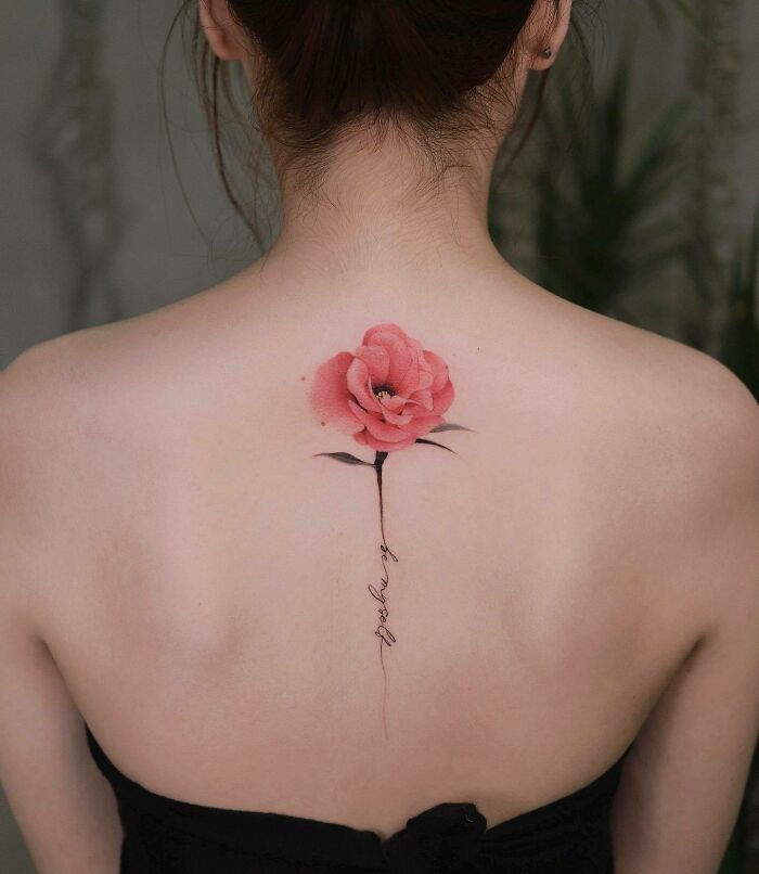 95 Spine Tattoos Worth Sitting Through Painful Sessions | Bored Panda