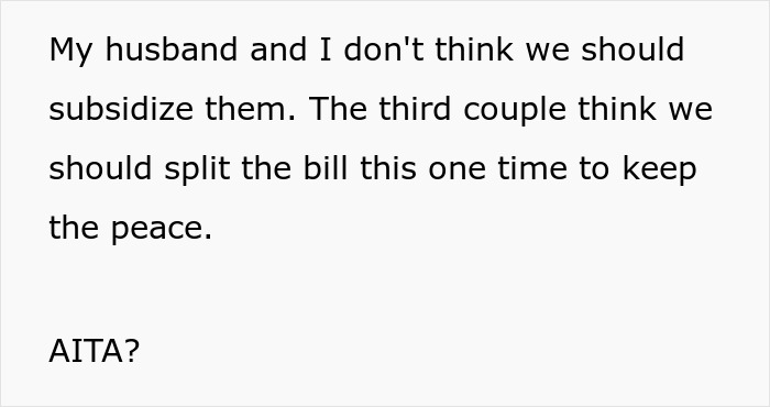 “[Am I The Jerk] For Changing My Mind About Splitting The Cost Of Our Group Vacation Equally?”