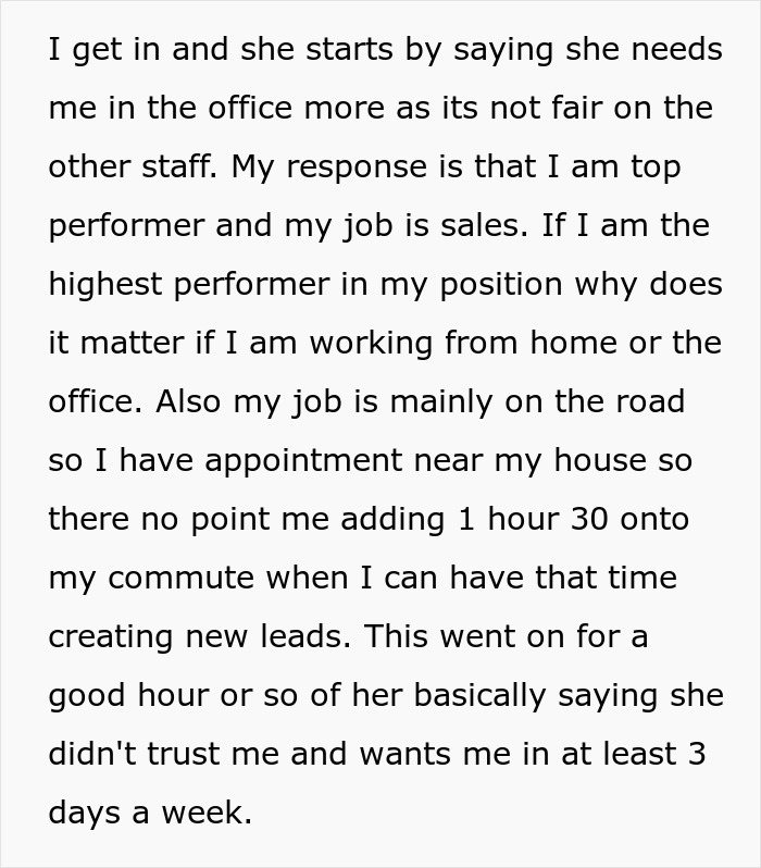 "She Should Expect My Resignation By The End Of The Day": Boss Regrets Demanding Her Best Employee Come To The Office More Often