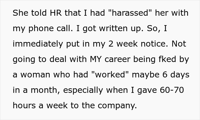 "She Told Me She Was Going To Report Me To HR - For A Company I No Longer Worked For": "Karen" Loses Her Mind After She Actually Had To Do Her Job After Months Of Slacking Off