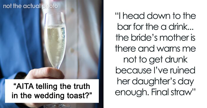 Bride And Groom Scold And Berate This Guy For Not Doing Enough For Their Wedding And For His Wife Being Pregnant, He Makes A Brutally Honest Toast