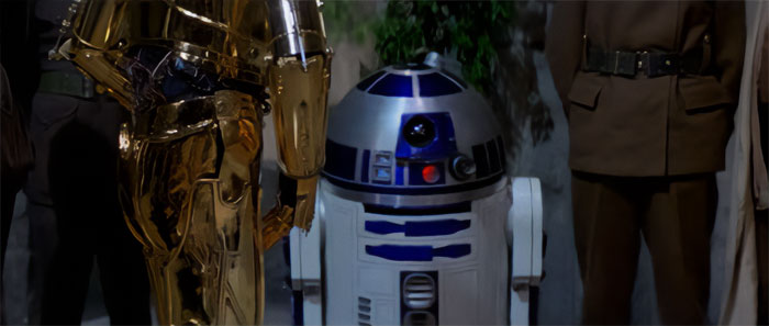 R2-D2 robot from Star Wars