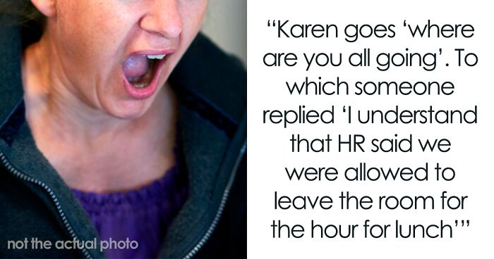 Karen Boss Makes Exception For One Accountant To Take 1Hr Lunch Break During Expensive Training, She Invites The Whole Team To Go With Her Instead