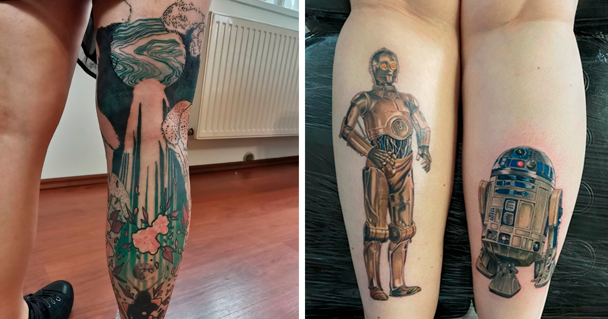 front portion of a dope leg sleeve... - Teasr Tattoos & Arts | Facebook