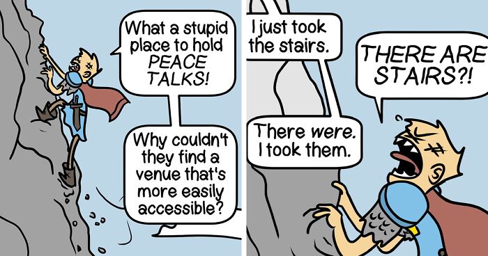 My Comics Tell Funny Stories About Heroic Characters, Inspired By Role-Playing Games (28 Pics)