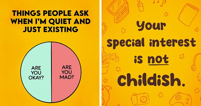 I Create Relatable Comics Showing Life With ADHD And Autism (24 Pics)