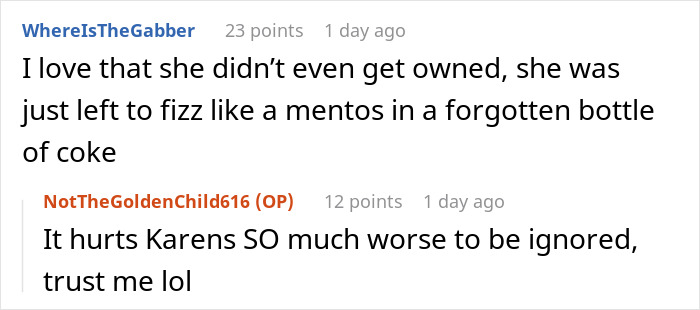 Karen Tries To Intimidate Worker, Demanding They “Do Their Job” And Help Her, So They Maliciously Comply