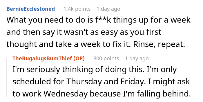 Person Tells How They Messed Up At Work By Doing The Job 5 Times Faster Than The Previous Employee