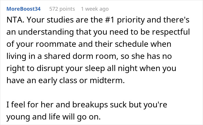 Woman Quits Helping When Roommate Won’t Calm Down For 1.5 Hours And Asks Her To Leave The Room, Results In The Silent Treatment