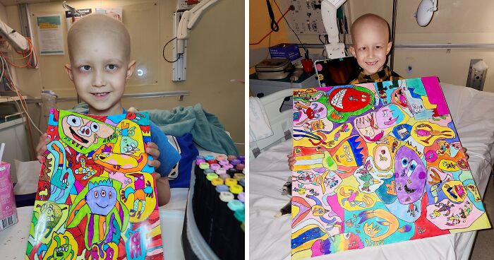 This Boy Is Fighting Rare Brain Cancer One Painting At A Time