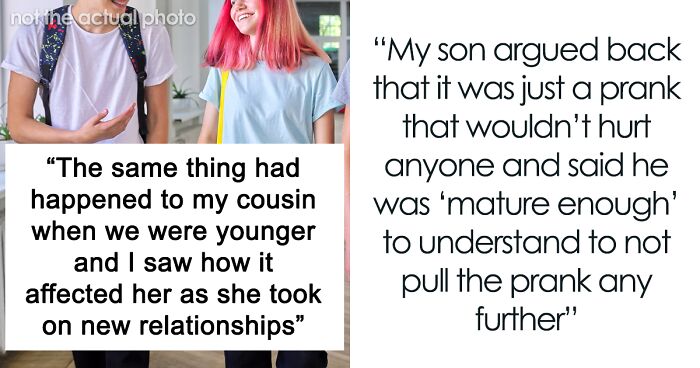 Mom Thinks It’s “Normal Teenage Boy Behaviour” To Be Setting Up Prank Dates, Dad Calls Them Both Out