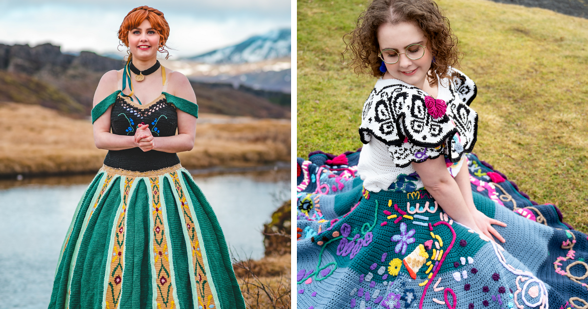I Crochet Disney-Inspired Dresses (9 Pics)