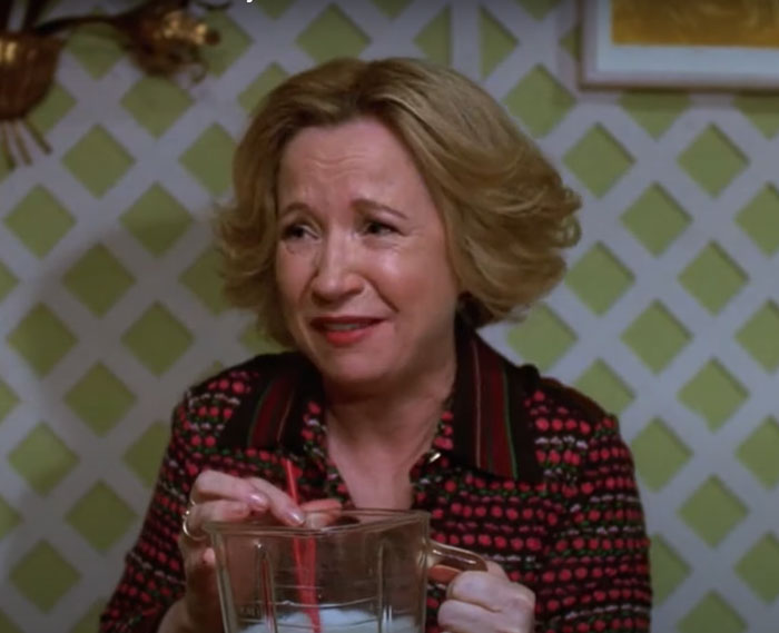 Kitty Forman drinking a cocktail 