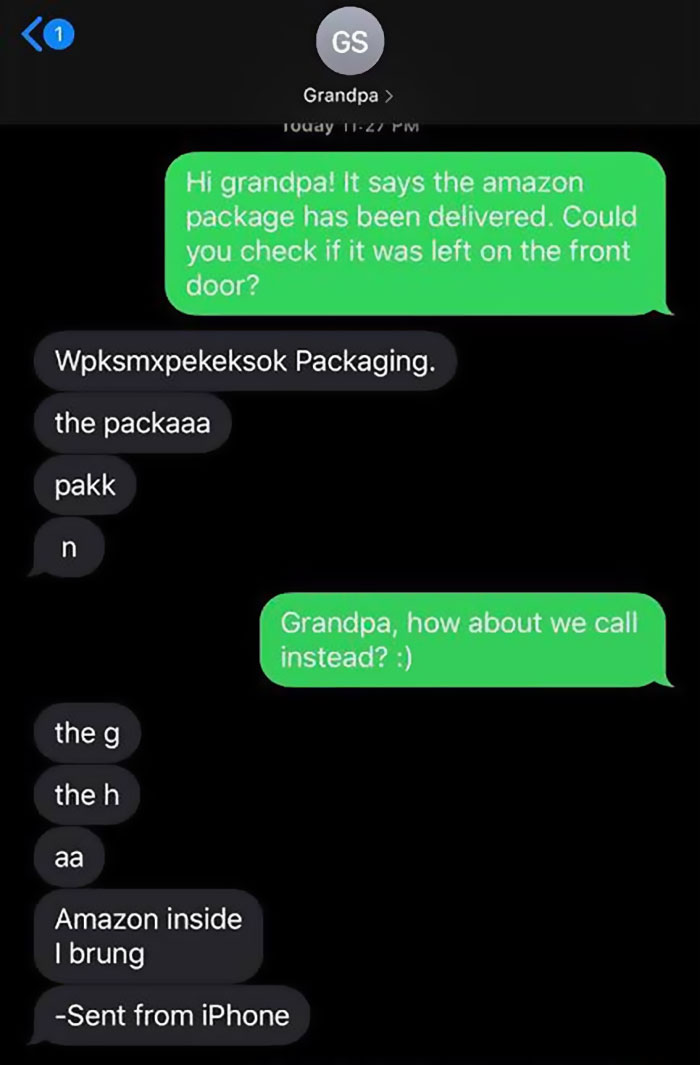 text messages from grandpa 