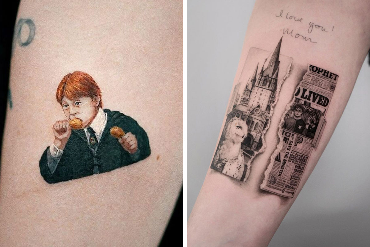 Top 25 Amazing Harry Potter Tattoo Designs 2021  Magical Harry Potter  Tattoos  Tattoos For ALL  YouTube