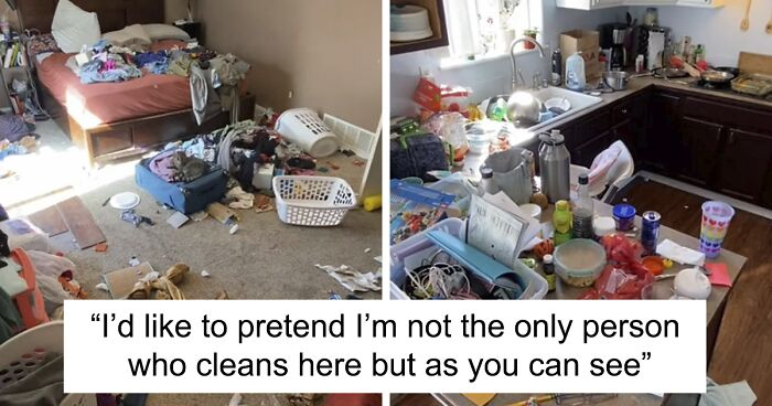 Woman Is Sick And Tired Of Husband’s Nonsense Excuses For Letting Home Get Into A Disaster State, Leaves Him