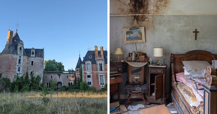 I Explored An Abandoned Chateau In Belgium With Belongings Left Behind (18 Pics)