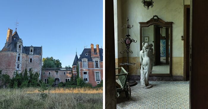 I Explored An Abandoned Chateau In Belgium With Belongings Left Behind (18 Pics)