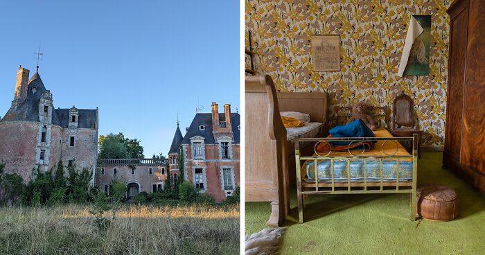 I Explored An Abandoned Chateau In Belgium With Belongings Left Behind (18 Pics)