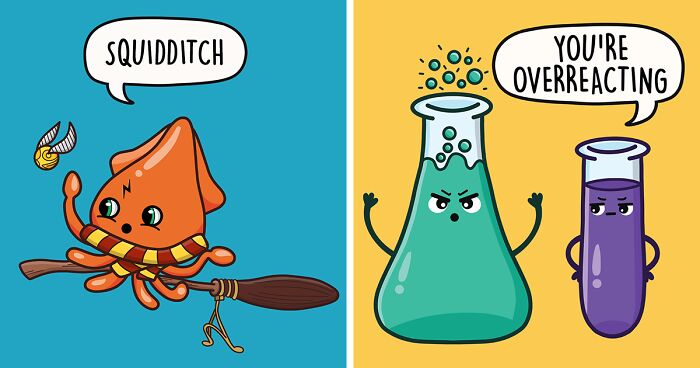 My 70 Bad Puns Illustrated To Show You 'How Eye Roll'