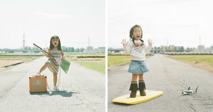 Japanese Photographer Has Taken The Cutest Pictures Of His Then 4-Year-Old Daughter (26 Pics)