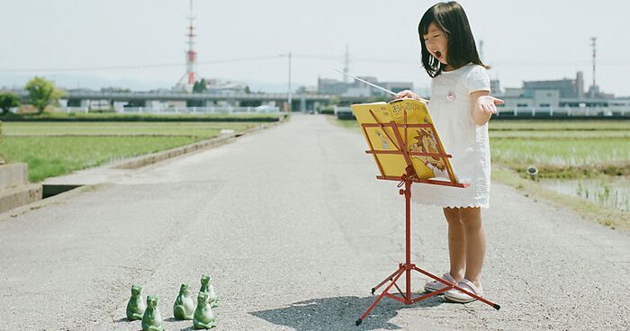 Japanese Photographer Has Taken The Cutest Pictures Of His Then 4-Year-Old Daughter (26 Pics)