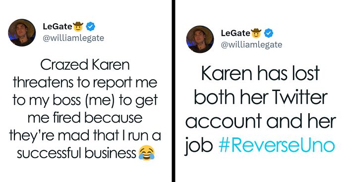 Karen Makes A Fool Of Herself By Threatening To Call This Person's Boss And Get Him Fired Without Realizing He Is The Boss