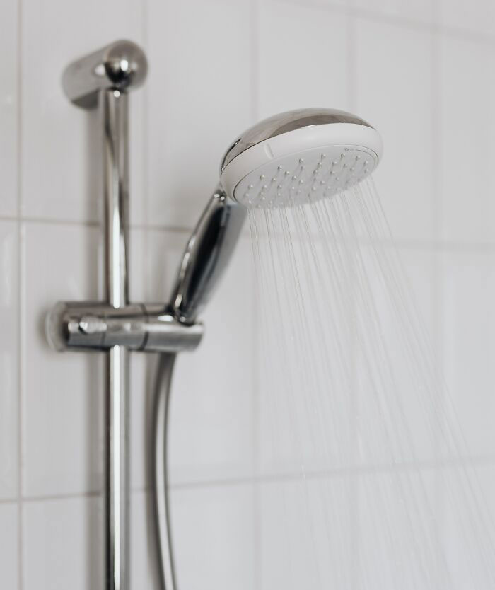 Shower Head Pouring Water 