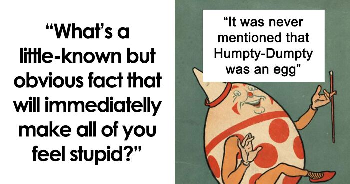 49 People Share Facts That Make So Much Sense, It's Bizarre They'd Never Thought About Them Before