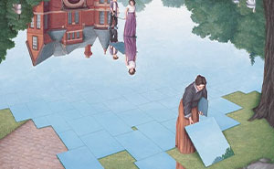 30 Pinturas con alucinantes ilusiones ópticas hechas por Rob Gonsalves