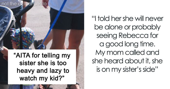 Parent Can't Believe Their Sister Put Their Child In A Kid Leash, Calls Her 