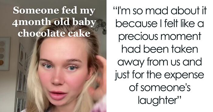 “I Have Been Told That It’s Not A Big Deal”: Mom Is Furious After Somebody Fed Her 4-Month-Old Baby Chocolate Cake, Story Goes Viral Online