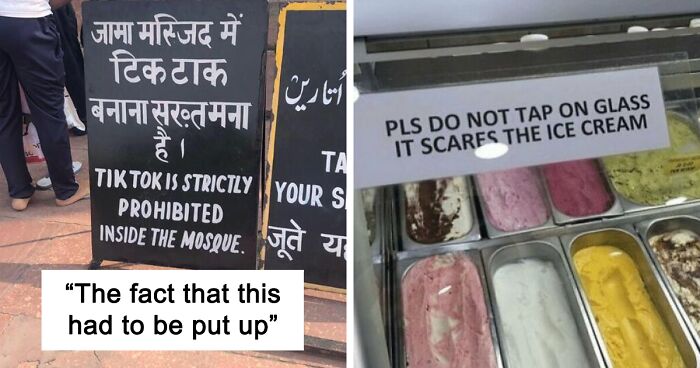 64 Times People Spotted Oddly Specific Rules That Made Them Wonder ‘What On Earth Happened There?’