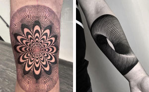 79 Mind-Bendingly Epic Optical Illusion Tattoo Designs