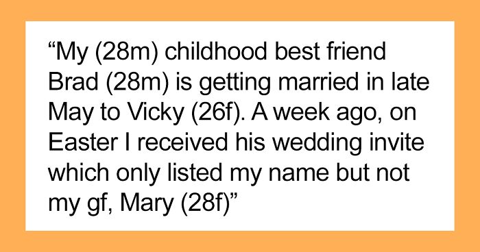 Man Agrees To Follow “No Ring No Bring” Rule But Turns Down The Invitation When Bride-To-Be Questions The Seriousness Of His Relationship