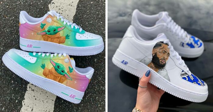 I Create Sneaker Dioramas And Wearable Designs Inspired By Street Art And Other Themes (45 Pics)