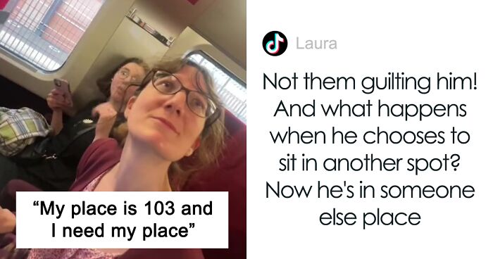 Woman Sitting In Seat Man Has Paid For Tries Suggesting He Sit Elsewhere, He Shuts Her Down