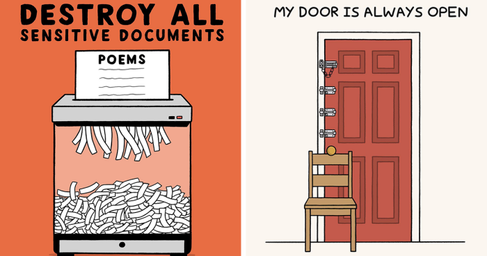 This Artist Makes Illustrations And Comics In Hopes Of Making People Chuckle, And Here Are 69 Of The Funniest Ones