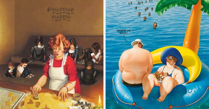 30 Honest Illustrations By Gerhard Haderer Show What’s Wrong With Today’s Society (New Pics)