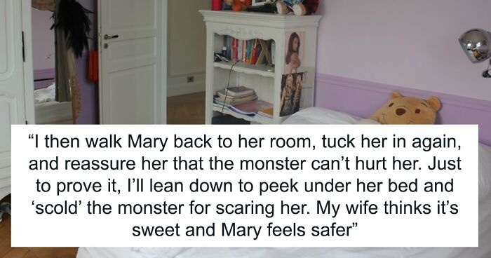 Man Gets Flak From Father-In-Law For ‘Scolding’ The Monsters Under His Scared Daughter’s Bed