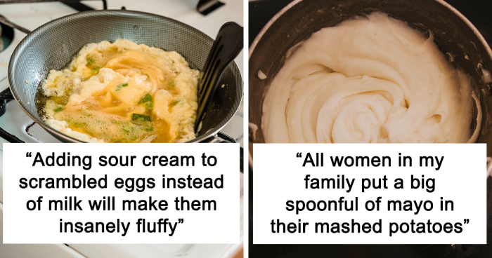 58 People Reveal Their 'Secret' Family Cooking Hacks