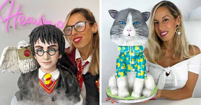 This Artist Makes Unique Cake Designs And Shares The Effects Of Her Works On Social Media (29 Pics)