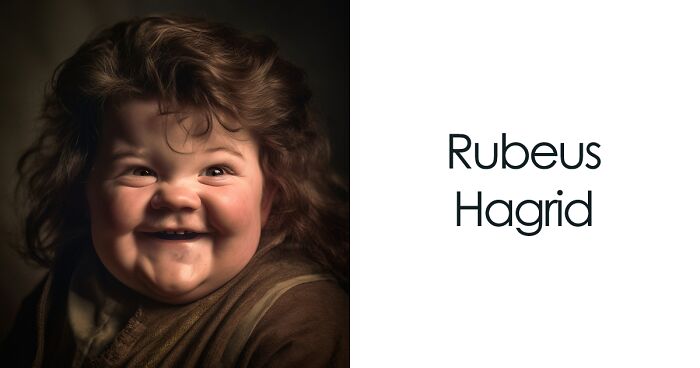 AI Generator Helped Me To Recreate Harry Potter Characters As Toddlers (34 Pics)