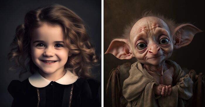 I Reimagined 34 Characters From Harry Potter As Toddlers Using An AI Image Generator