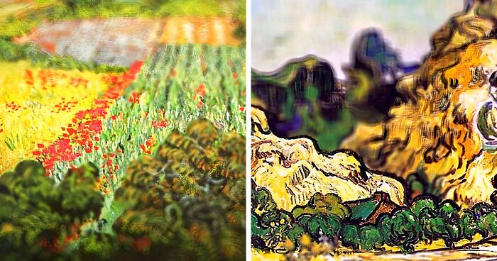 16 Iconic Van Gogh Paintings Reimagined Using A Tilt-Shift Photoshop Technique