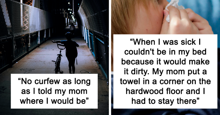 People Share 43 Weird House Rules That They Had When They Were Kids