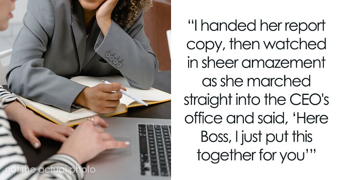 “She Marched Straight Into The CEO’s Office”: Woman Presents Coworker’s Work As Her Own, Gets Exposed Right In Front Of The CEO