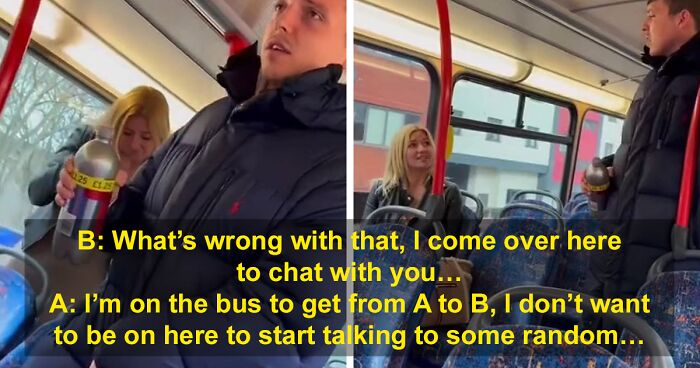 Woman Blasts A Man Who Tried Sitting By Her On An Empty Bus In Video With 7.1M Views